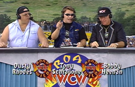 WCW Road Wild 1997 Dusty Rhodes Tony Schiavone Bobby Heenan